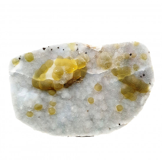 fluorite ball on quartz