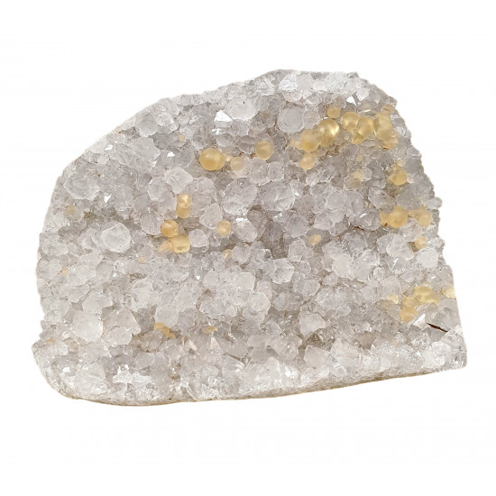 fluorite ball on quartz
