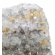 fluorite ball on quartz