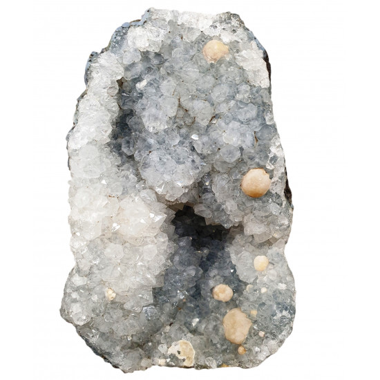 fluorite ball on quartz