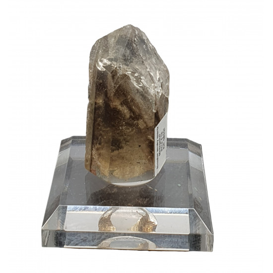 smoky quartz with inclusions