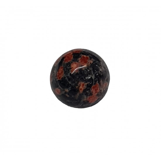 Bead red snowflake jasper 8mm