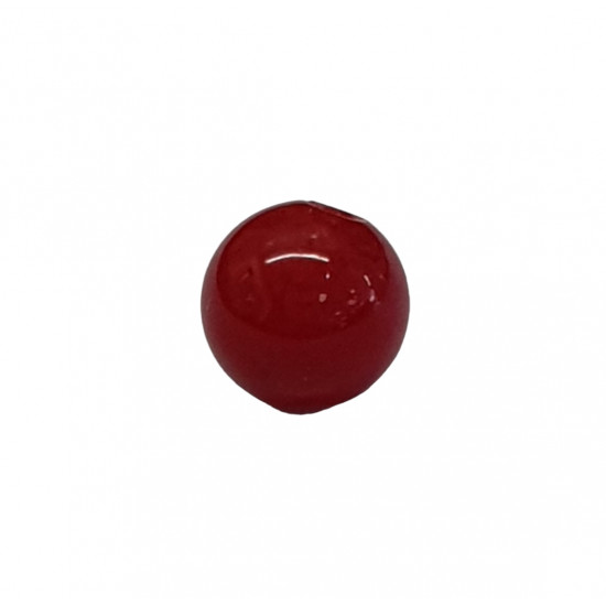 perle corail rouge 6mm