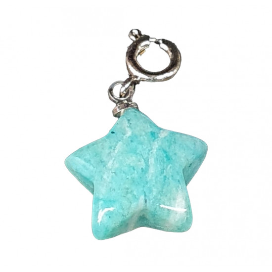 pendant amazonite star Sterling Silver