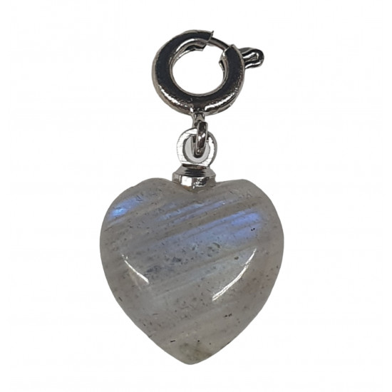 pendant labradorite heart Sterling Silver pendant labradorite heart Sterling Silver