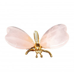butterfly rose quartz