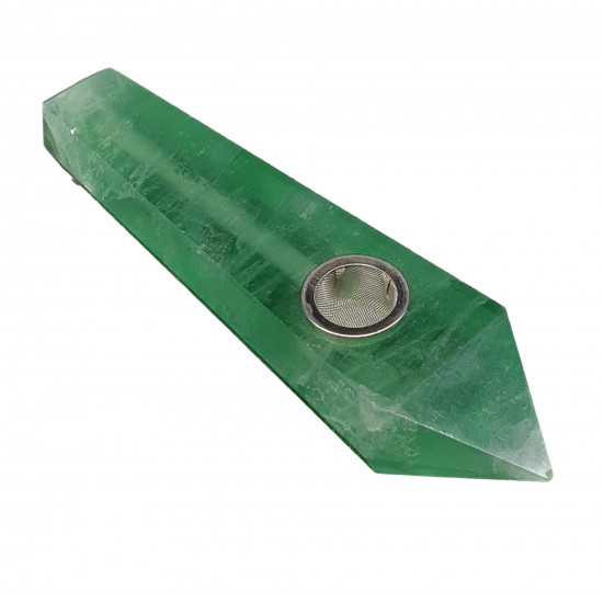 green fluorite pipe