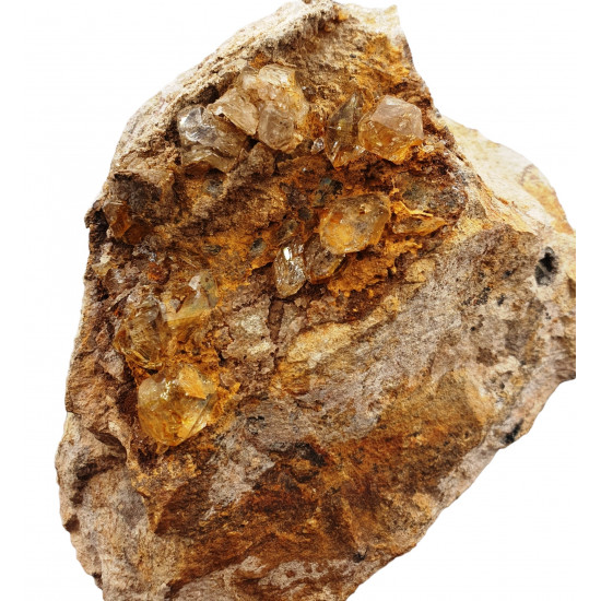 quartz with petroleum inclusion (UV reactive)