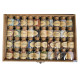 Set of 40 minerals