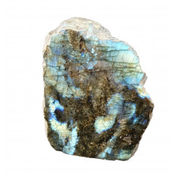 Labradorite Free Form with 1 Polished Face