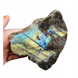 Labradorite Free Form with 1 Polished Face