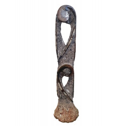 orthoceras et goniatite sculpture tour