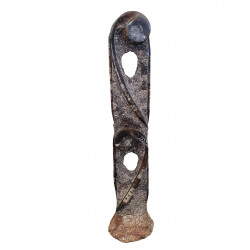 orthoceras et goniatite sculpture tour