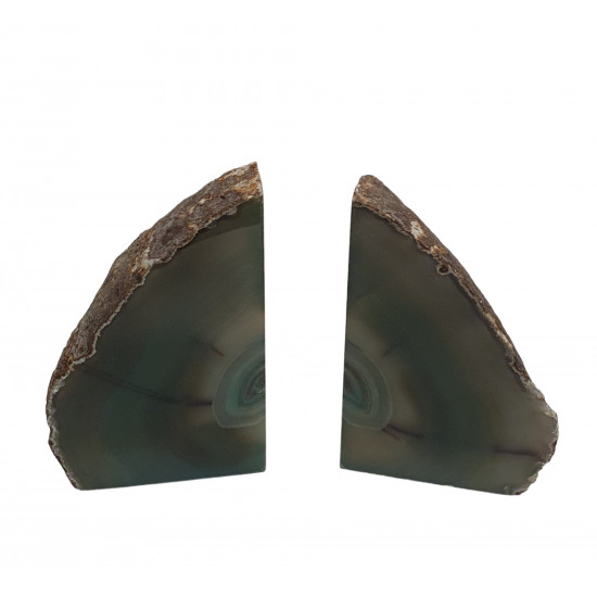 Agate Book Ends