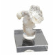 Hyalite opal on chalcedony