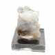 Hyalite opal on chalcedony