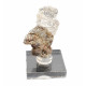 Hyalite opal on chalcedony