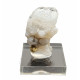 Hyalite opal on chalcedony