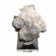 Hyalite opal on chalcedony