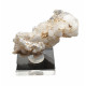 Hyalite opal on chalcedony
