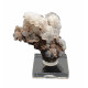 Hyalite opal on chalcedony