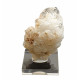 Hyalite opal on chalcedony