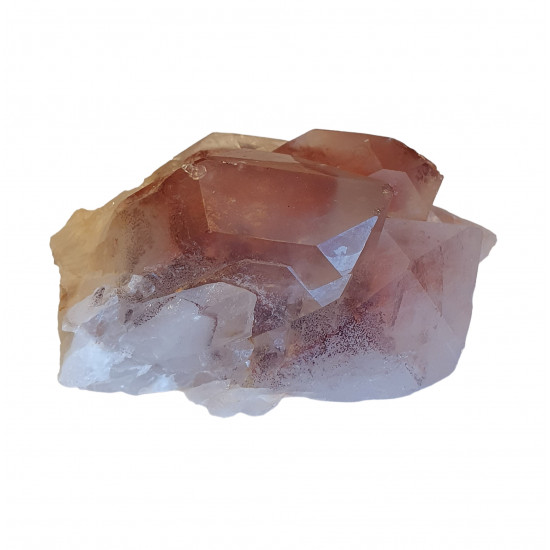 Red phantom quartz
