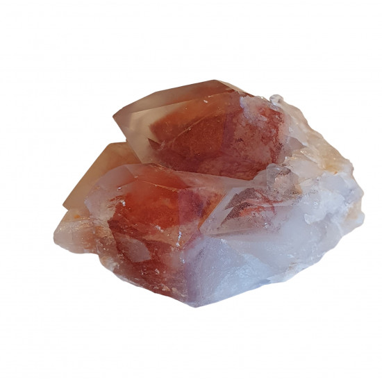Red phantom quartz
