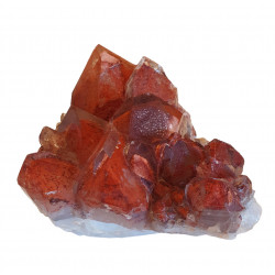 Red phantom quartz