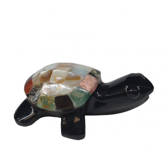 Turtle black obsidian