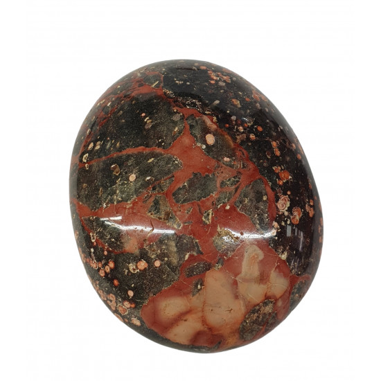 palm stone fire calcite