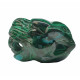 jaguar skull malachite and chrysocolla