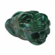 jaguar skull malachite and chrysocolla