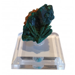 dioptase and malachite