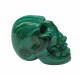 skull malachite