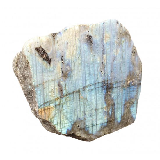Labradorite Free Form with 1 Polished Face