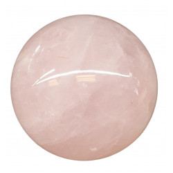 Rose quartz sphere
