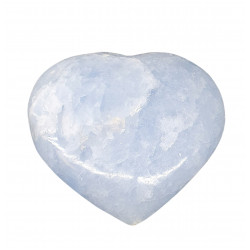 Blue calcite Heart