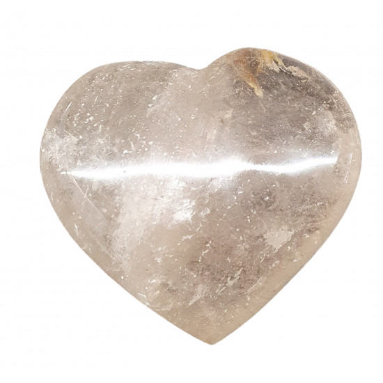Crystal quartz heart