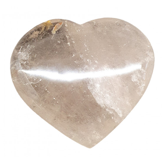 Crystal quartz heart