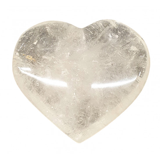 Crystal quartz heart