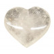 Crystal quartz heart