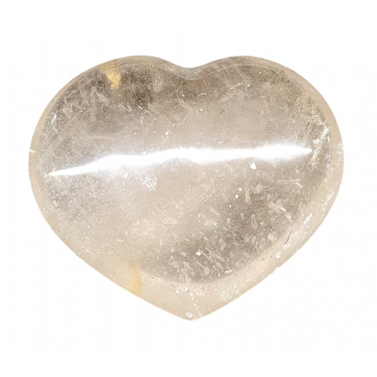 Crystal quartz heart