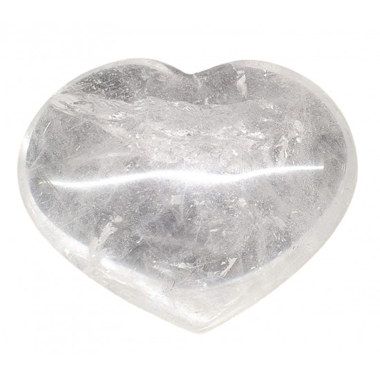 Crystal quartz heart