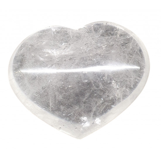 Crystal quartz heart