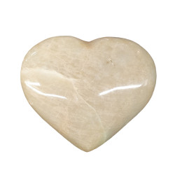 Green moonstone garnierite heart