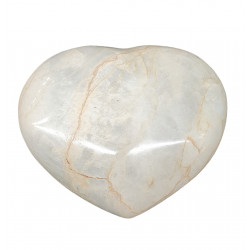 Green moonstone garnierite heart