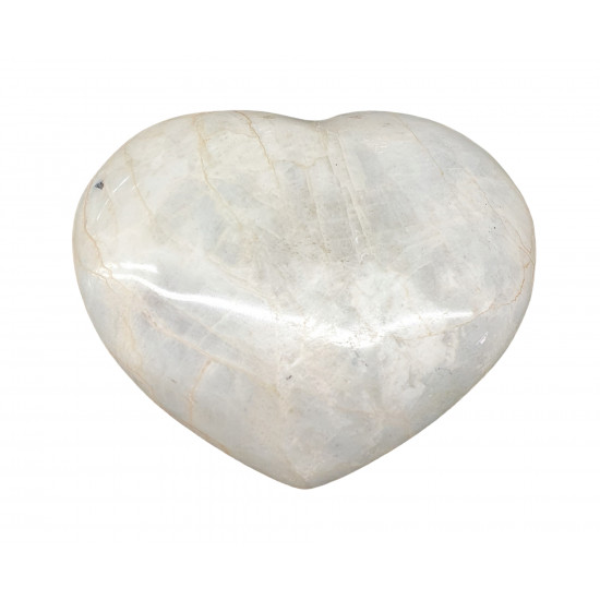 Green moonstone garnierite heart
