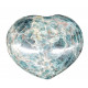 Green apatite heart 