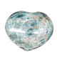 Green apatite heart 